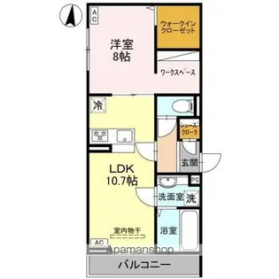 (仮)レイクタウン2丁目PJ III【2階】の間取り