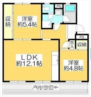 ヴィラナリー屋島【5階】の間取り