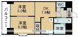 上杉八番館【401号室】の間取り