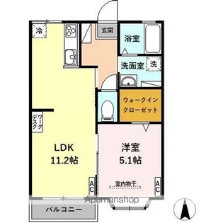 ビバリーヒルズ II【1階】の間取り