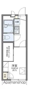 レオパレス星丘A【103号室】の間取り