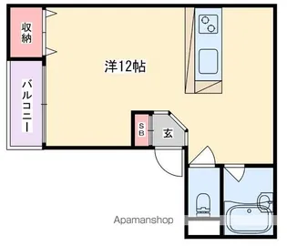 ブランズクロス【3階】の間取り
