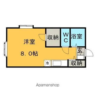 アヴェニール御井【1階】の間取り