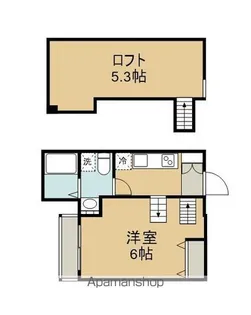 FLEUR ODASAGA(フルールオダサガ)【203号室】の間取り