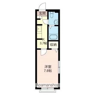 LA POIRE 宮前II【106号室】の間取り