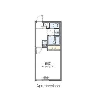 レオパレス青雲Ⅱ【101号室】の間取り