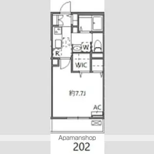 ウィンドテラス矢切【2階】の間取り
