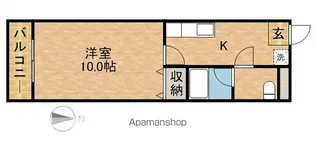 ベルウッド【301号室】の間取り