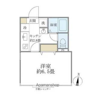 カレラコート大山【1階】の間取り