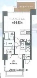 ROPPONMATSU VIEW APARTMENT【801号室】の間取り