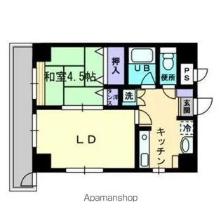 アルカディア西内町【603号室】の間取り