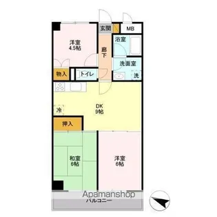 YS習志野台【4階】の間取り