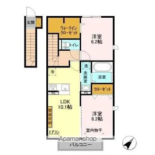 ボナール【2階】の間取り