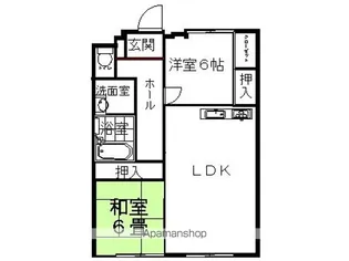 プランドール3番館【305号室】の間取り
