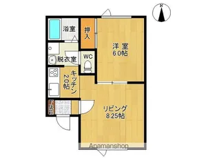 イースト56【201号室】の間取り