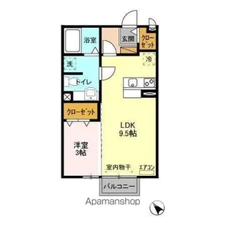 アメージング A・B【2階】の間取り