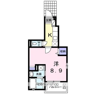 ノイ ブローテ【1階】の間取り