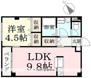 MAJO MAJO【302号室】の間取り