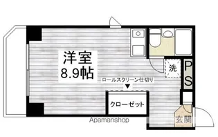 リバーサイドカマタ【501号室】の間取り