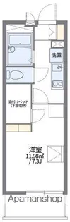 レオパレスEASTAGEⅠ【1階】の間取り