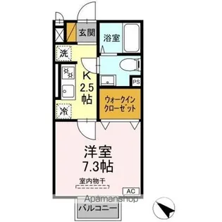 モナリエ稲荷町【2階】の間取り