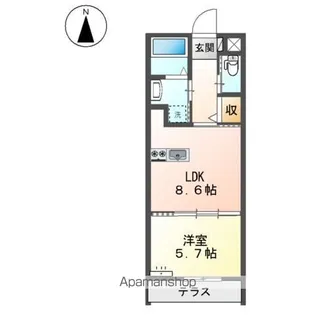 シャルム【2階】の間取り