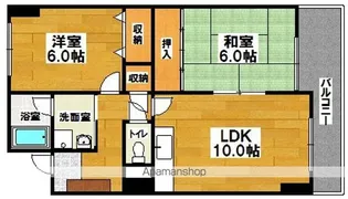 2LDKの間取り画像