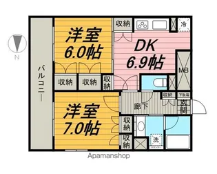 レジディア錦糸町Ⅱ【11階】の間取り