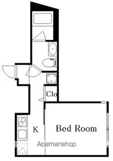 DECOR BLOCCO OYAMA DUE【1階】の間取り