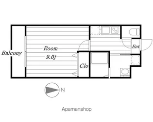ディアコート笹塚【2階】の間取り