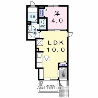 ミリア リゾートⅡ【1階】の間取り