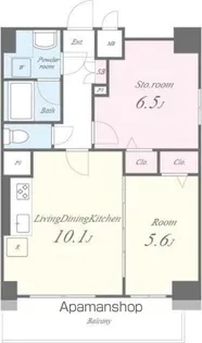 カサ・フェリーチェ【8階】の間取り