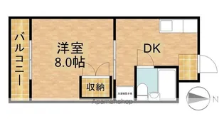 サンメイト可美【3階】の間取り