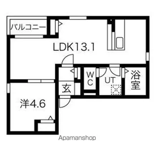 NAGOYA the CASTLE N【3階】の間取り