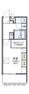 レオパレスTHEO【201号室】の間取り