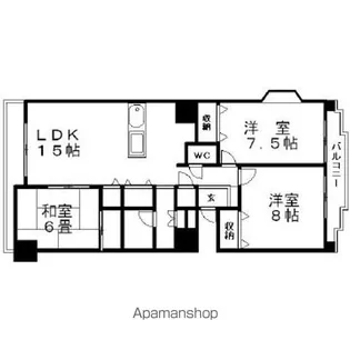 レイヴェルⅢ【2階】の間取り