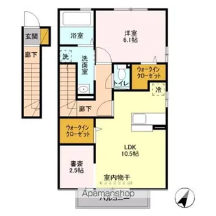 ルナガーデン【2階】の間取り