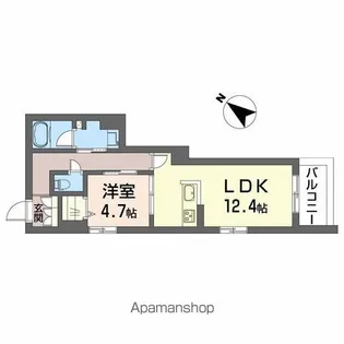 メゾンエクセラン【2階】の間取り