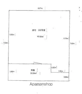 野口ビル【102号室】の間取り