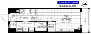 ステージグランデ亀有アジールコート【7階】の間取り