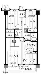 第7高島マンション【1階】の間取り