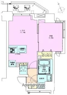 門前仲町レジデンス七番館【3階】の間取り