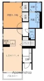 ハイムフィオーレ【1階】の間取り