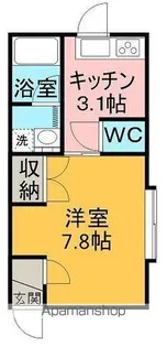 北海道網走市字潮見【アパート】の間取り