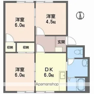 フレグランス有光 A棟【2階】の間取り