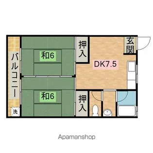 メゾン学園【103号室】の間取り