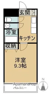 ハバードリーム6番館【3階】の間取り