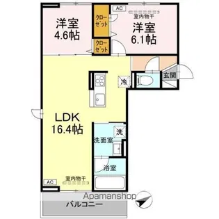 CASA MOLTI【3階】の間取り