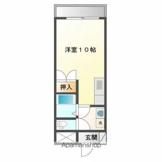 オーブⅡ【506号室】の間取り