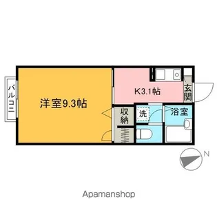 サンモール【1階】の間取り